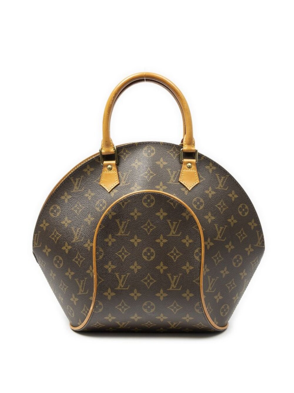 Louis Vuitton Ellipse Brown Monogram Canvas Handbag